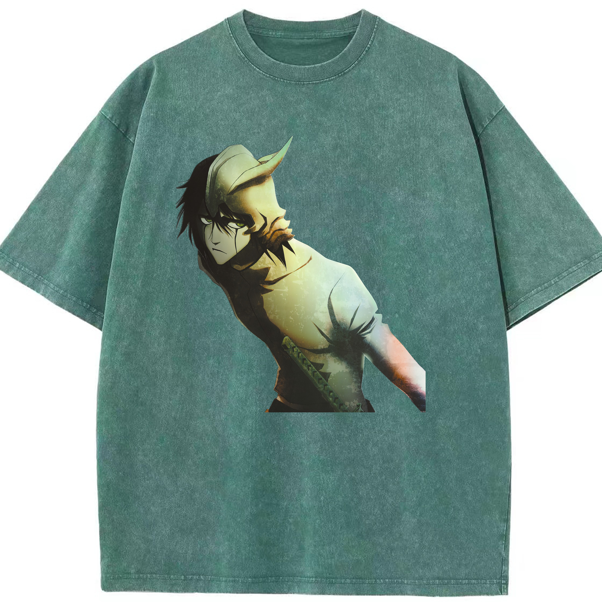 （画像用） ブリーチ ウルキオラ·シファー BLEACH Ulquiorra cifer 綿100% ヴィンテージ風 半袖Tシャツ（フロントプリント）